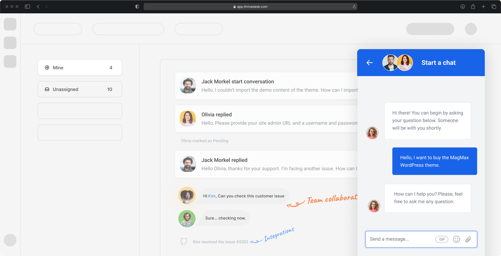 a screenshot of a chat